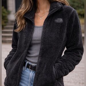 The North Face Osito 2 Teddy Fleece – Oversized / Womens Black Mock Neck Warm